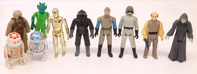 Lot 1081 - Collection of vintage Star Wars 3 3/4" action...