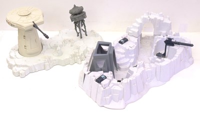 Lot 1080A - Star Wars Vintage Hoth Turret and Probot play...