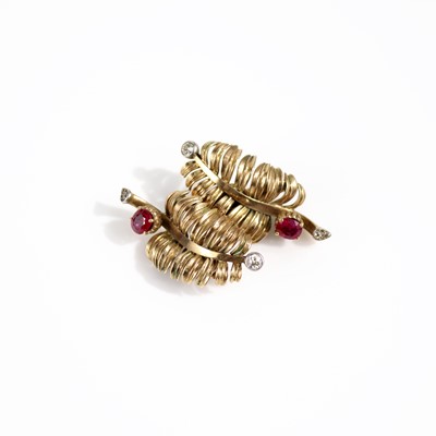 Lot A pair of signed Cartier yellow metal...
