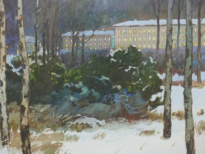 Lot 519 - 20th century Russian school - Buildings...