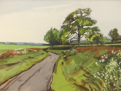 Lot 562 - Kit Leese (b.1957) - Damp summer evening,...