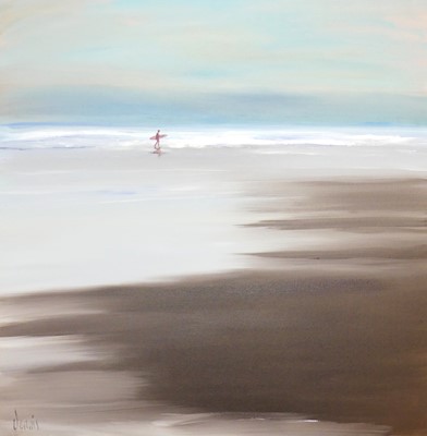 Lot 573 - Dennis Nash (b.1947) - Seascape, acrylic on...