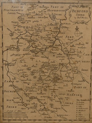 Lot 582 - After Robert Morden - engraved county map of...