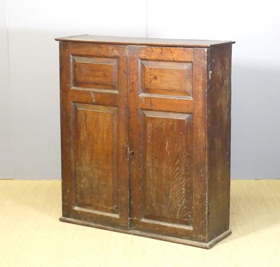 Lot 606 - A circa 1800 provincial joined and panelled...
