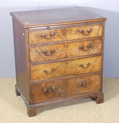 Lot 624 - A small 19th century mahogany chest of four...