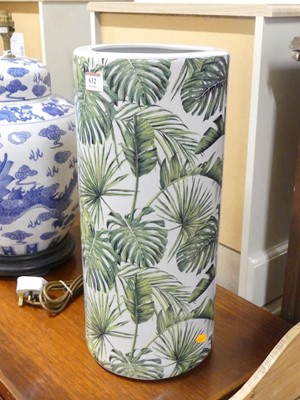 Lot 632 - A contemporary Japanese style leaf decorated...