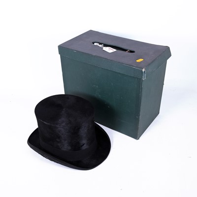 Lot 54 - An early 20th century gentleman's black...