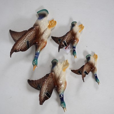 Lot 65 - A set of four graduated Jema pottery ducks,...