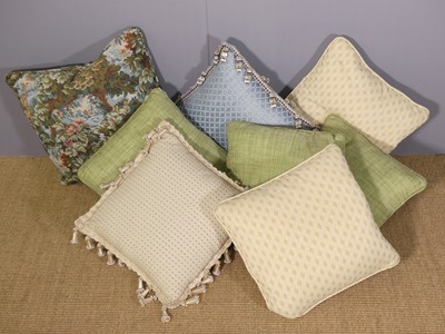 Lot 181 - A collection of Watt's of Westminster cushions,...