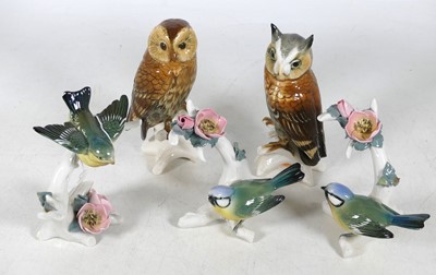 Lot 96 - A group of Karl Ens porcelain figures, to...