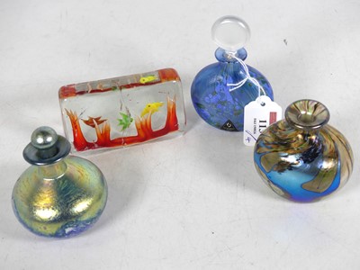 Lot 113 - Norman Stuart Clark - A studio glass bud vase...