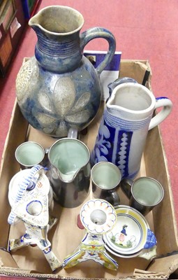 Lot 192 - A collection of ceramics, to include two...