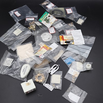 Lot 235 - A collection of jewellery parts, spares and tools