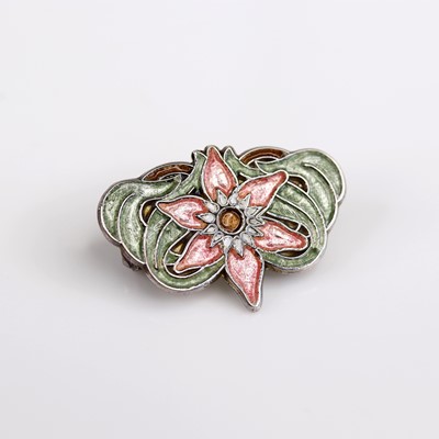 Lot 334 - A Theo Fennel Art Nouveau influenced silver...