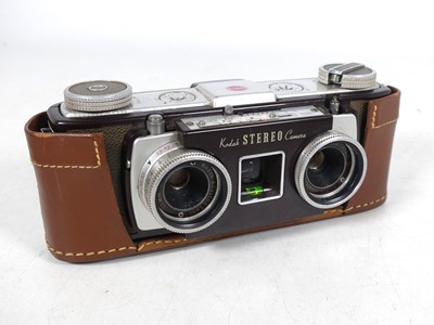 Lot 103 - A Kodak Stereo camera, circa 1950, with...