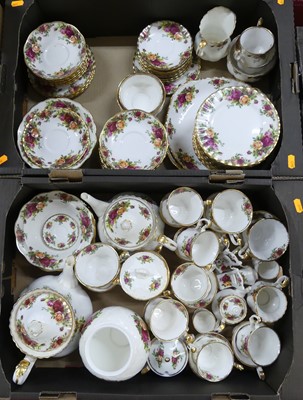 Lot 134 - A Royal Albert 'Old Country Roses' pattern...