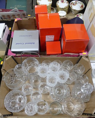 Lot 166 - A collection of glass, to include Royal...