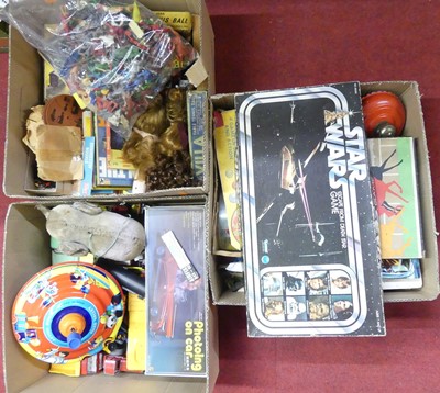 Lot 174 - A collection of toy models and games, to...