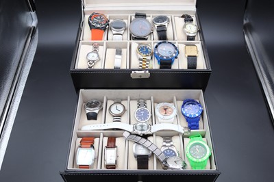 Lot 250 - A collection of fashion watches, to include...