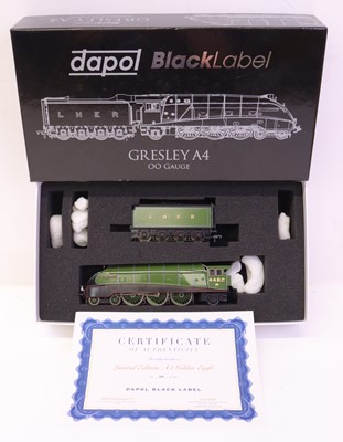 Lot 471 - A Dapol black label 00 gauge Gresley A4 loco,...