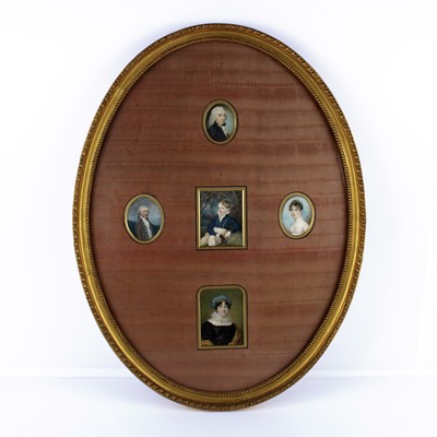 Lot 140 - Mid-19th century English school - Family group...