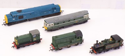 Lot 433 - Five unboxed 00 gauge locos, to include a...