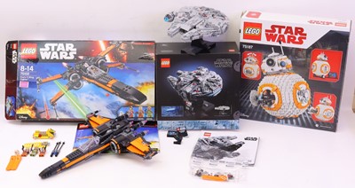 Lot 57 - Lego Disney Star Wars group of 3 sets to...