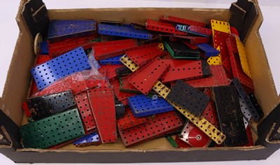 Lot 79 - One tray of Meccano, to include various...