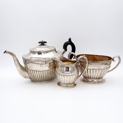 Lot 107 - A 19th century Russian silver matched...