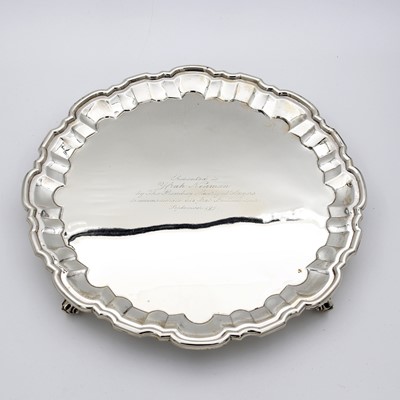 Lot 100 - A cased Mappin & Webb sterling silver...