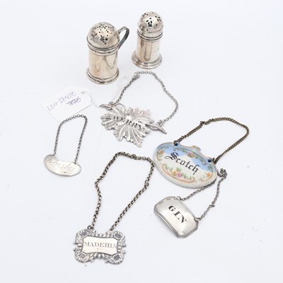 Lot 245 - A collection of George III and later silver...