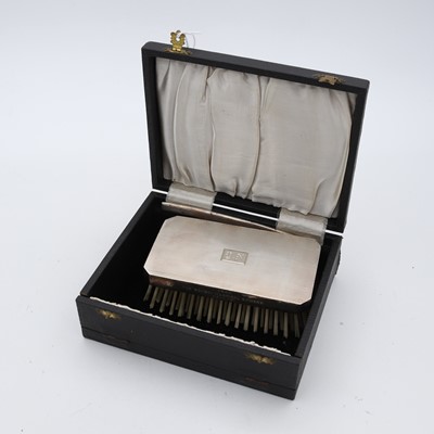 Lot 232 - A cased mid-20th century silver topped...
