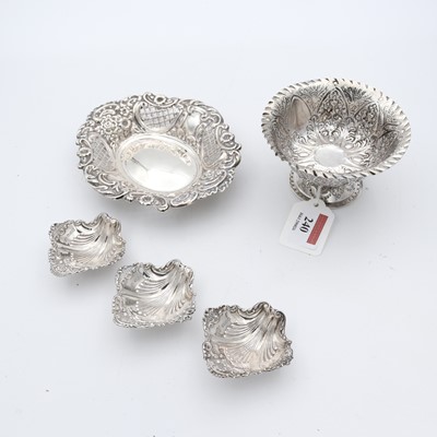 Lot 240 - A collection of Victorian & Edwardian silver...