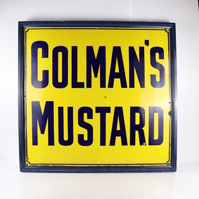 Lot 455 - A large early 20th century enamel on metal...