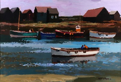 Lot 48 - Donald McIntyre (British, 1923-2009) - Huts,...