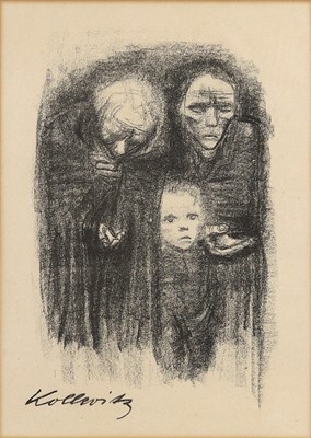 Lot 77 - Käthe Kollwitz (German, 1867-1945) - Bettelnde,...