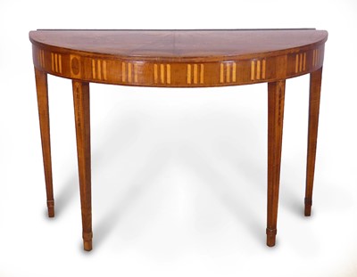 Lot 216 - A Sheraton period mahogany and inlaid...