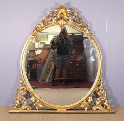 Lot 256 - An early Victorian giltwood and gesso...