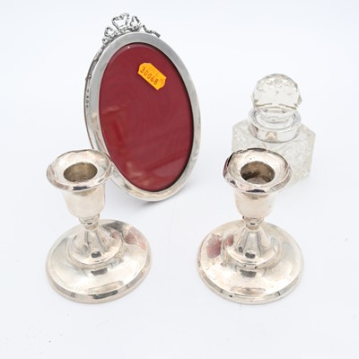 Lot 255 - A pair of Edward V silver dwarf table...