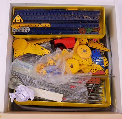 Lot 71 - One draw containing various Meccano...