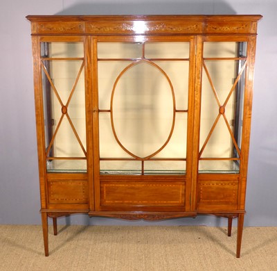 Lot 229 - A Sheraton Revival mahogany and inlaid...
