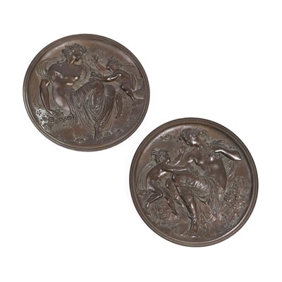 Lot 149 - After Jean-Baptiste Germain (1841-1910) - Pair;...