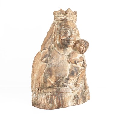 Lot 142 - A Luca Della Robbia type terracotta relief...
