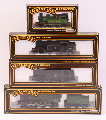 Lot 480 - Four Mainline 00 gauge locos to include a J72...