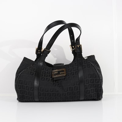 Lot 405a - Fendi, a bag duo to include a blue leather...
