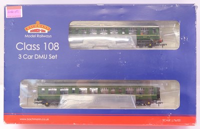 Lot 382 - A Bachmann 00 gauge 32-911A Class 108 3-car...