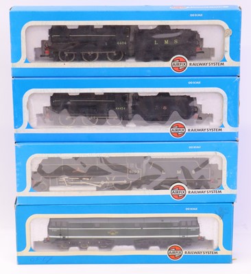 Lot 489 - Four Airfix 00 gauge locos, including two LMS...