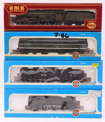 Lot 494 - Four Airfix 00 gauge locos to include a Castle...