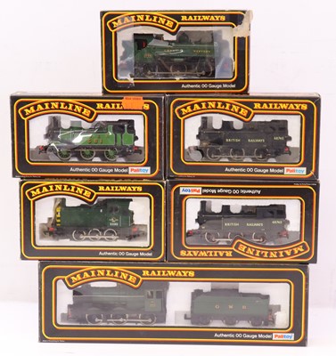 Lot 487 - Six Mainline 00 gauge locos to include a J72...