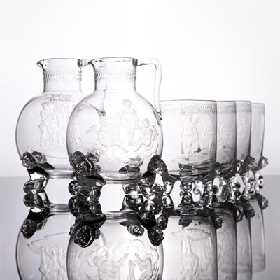 Lot 43 - John Ford for Holyrood Flint Glassworks of...